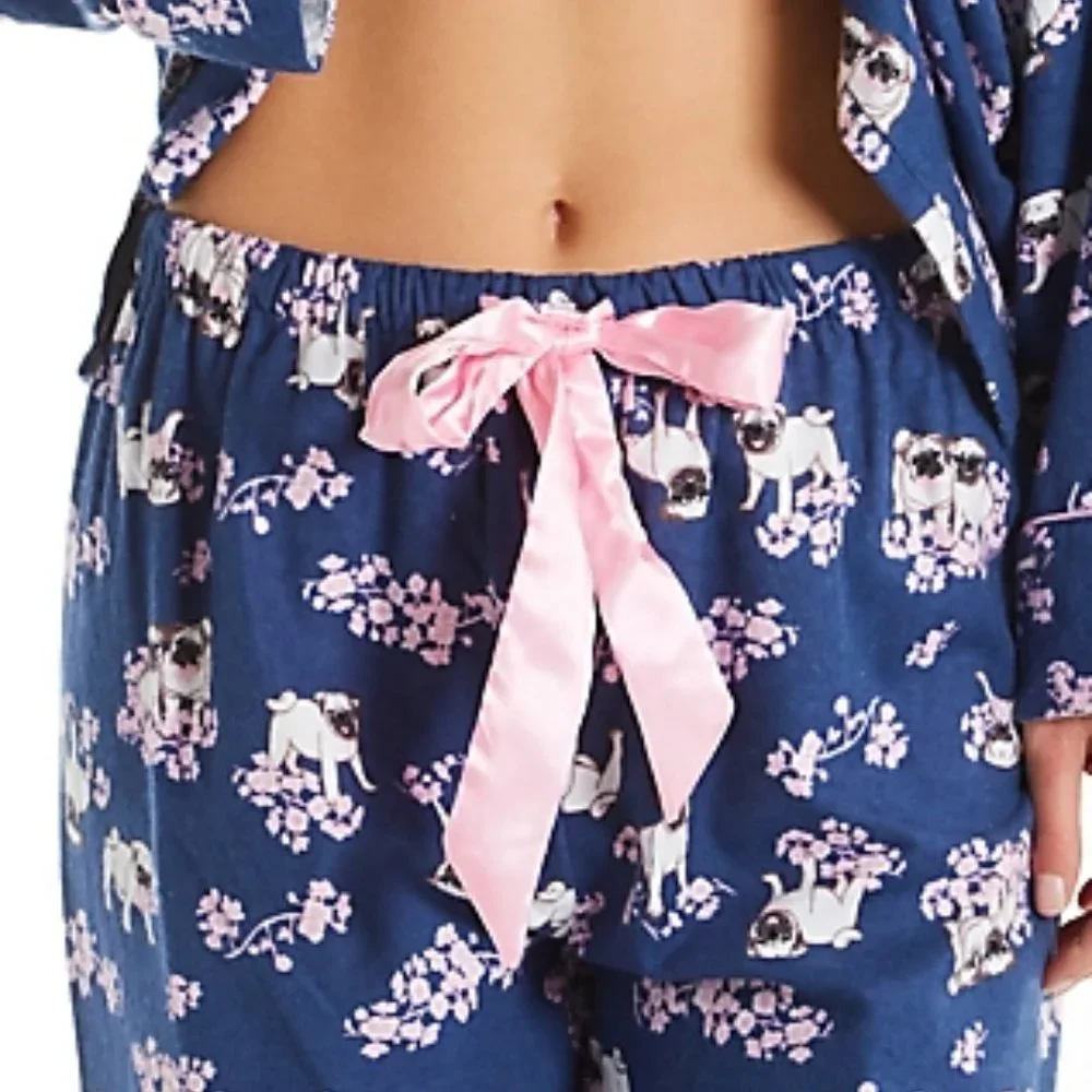 Pugs Flannel Pajamas - Picture 2 of 2